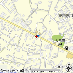 花野井入口周辺の地図