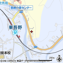 埼玉県飯能市虎秀7-3周辺の地図