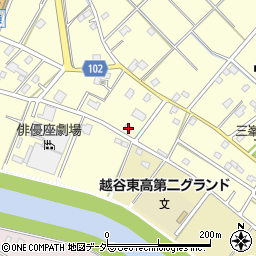 埼玉県越谷市増森2573周辺の地図