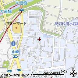 埼玉県さいたま市緑区三室306-4周辺の地図