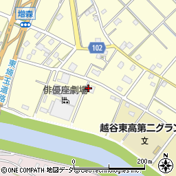 埼玉県越谷市増森2601周辺の地図