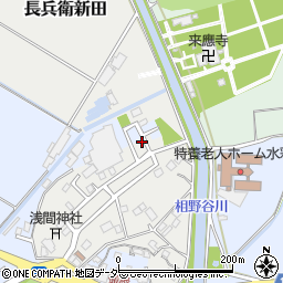 茨城県取手市長兵衛新田237周辺の地図