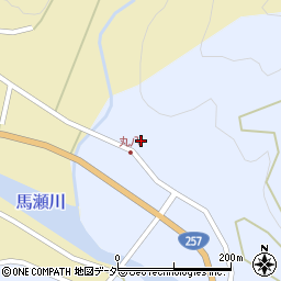岐阜県下呂市馬瀬堀之内161周辺の地図