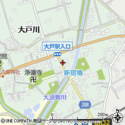大戸川美容室周辺の地図