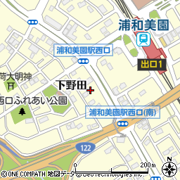埼玉県さいたま市緑区下野田475-2周辺の地図