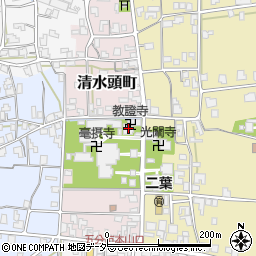 教證寺周辺の地図