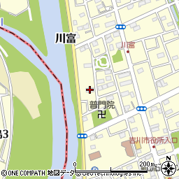 吉川タウンハウス２周辺の地図