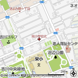 栄小学校北周辺の地図