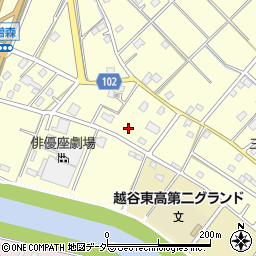 埼玉県越谷市増森2571周辺の地図
