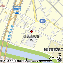 埼玉県越谷市増森2625周辺の地図
