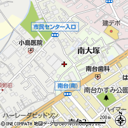 埼玉県川越市南大塚830-1周辺の地図