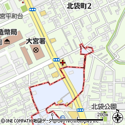 ネッツトヨタ埼玉新都心店周辺の地図