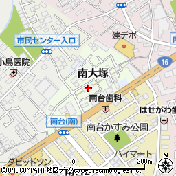 埼玉県川越市南大塚877-3周辺の地図