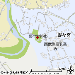 埼玉県日高市野々宮146周辺の地図