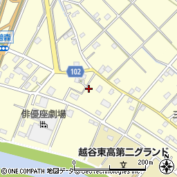 埼玉県越谷市増森2567周辺の地図