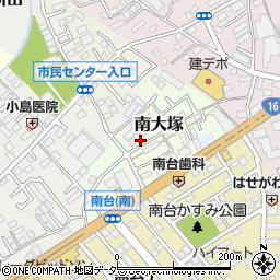 埼玉県川越市南大塚876-14周辺の地図
