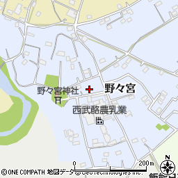 埼玉県日高市野々宮149周辺の地図