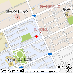 ＵＲ吉川１２号棟周辺の地図