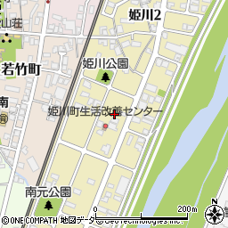 福井県越前市姫川周辺の地図