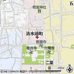 福井県越前市清水頭町周辺の地図