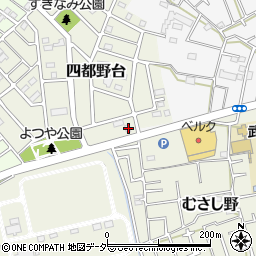 埼玉県川越市四都野台15-5周辺の地図