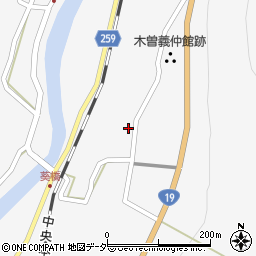 長野県木曽郡木曽町日義巾2287周辺の地図