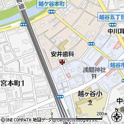 安井歯科医院周辺の地図