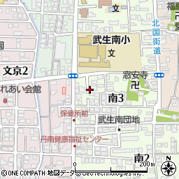 福井県越前市南3丁目3周辺の地図