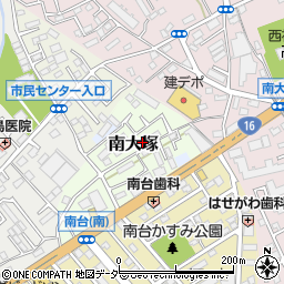 埼玉県川越市南大塚876-21周辺の地図