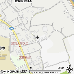 埼玉県さいたま市緑区南部領辻3767周辺の地図