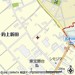 埼玉県さいたま市岩槻区釣上新田1160-1周辺の地図