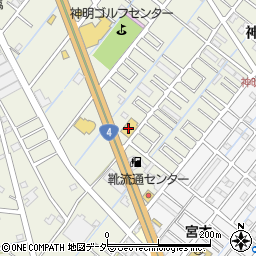 埼玉ダイハツ販売越谷店周辺の地図