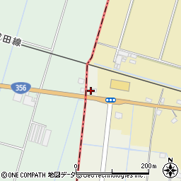 千葉県香取市西部田356周辺の地図