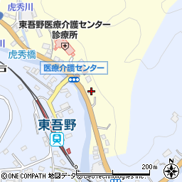 埼玉県飯能市虎秀15周辺の地図