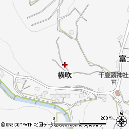 長野県諏訪郡富士見町富士見横吹周辺の地図