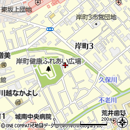埼玉県川越岸町３丁目教職員住宅周辺の地図