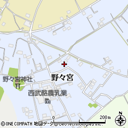 埼玉県日高市野々宮101-6周辺の地図
