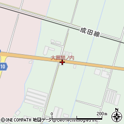 大貫関ノ内周辺の地図