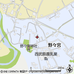 埼玉県日高市野々宮154周辺の地図