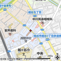 日光街道越ヶ谷宿 宿場まつり周辺の地図
