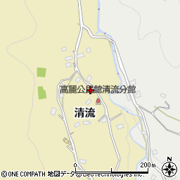 埼玉県日高市清流180周辺の地図