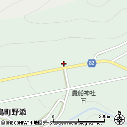 岐阜県郡上市白鳥町野添660周辺の地図