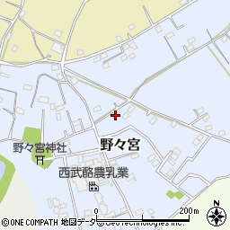 埼玉県日高市野々宮103周辺の地図