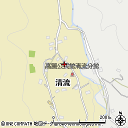 埼玉県日高市清流180-3周辺の地図