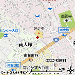 埼玉県川越市南大塚1周辺の地図