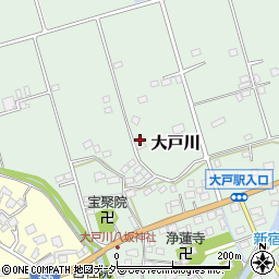 千葉県香取市大戸川周辺の地図