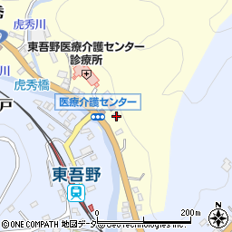 埼玉県飯能市虎秀14周辺の地図