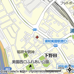 埼玉県さいたま市緑区下野田536周辺の地図
