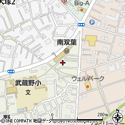 埼玉県川越市むさし野1-46周辺の地図