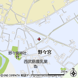 埼玉県日高市野々宮19周辺の地図